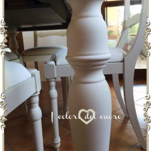 Rosanna Adorni ecco il tavolo e le sedie della cucina PTP PAPER NN10 E CALICO NN11